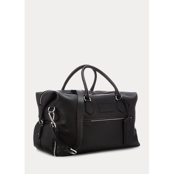 POLO RALPH LAUREN PEBBLED LEATHER DUFFEL - Yooto