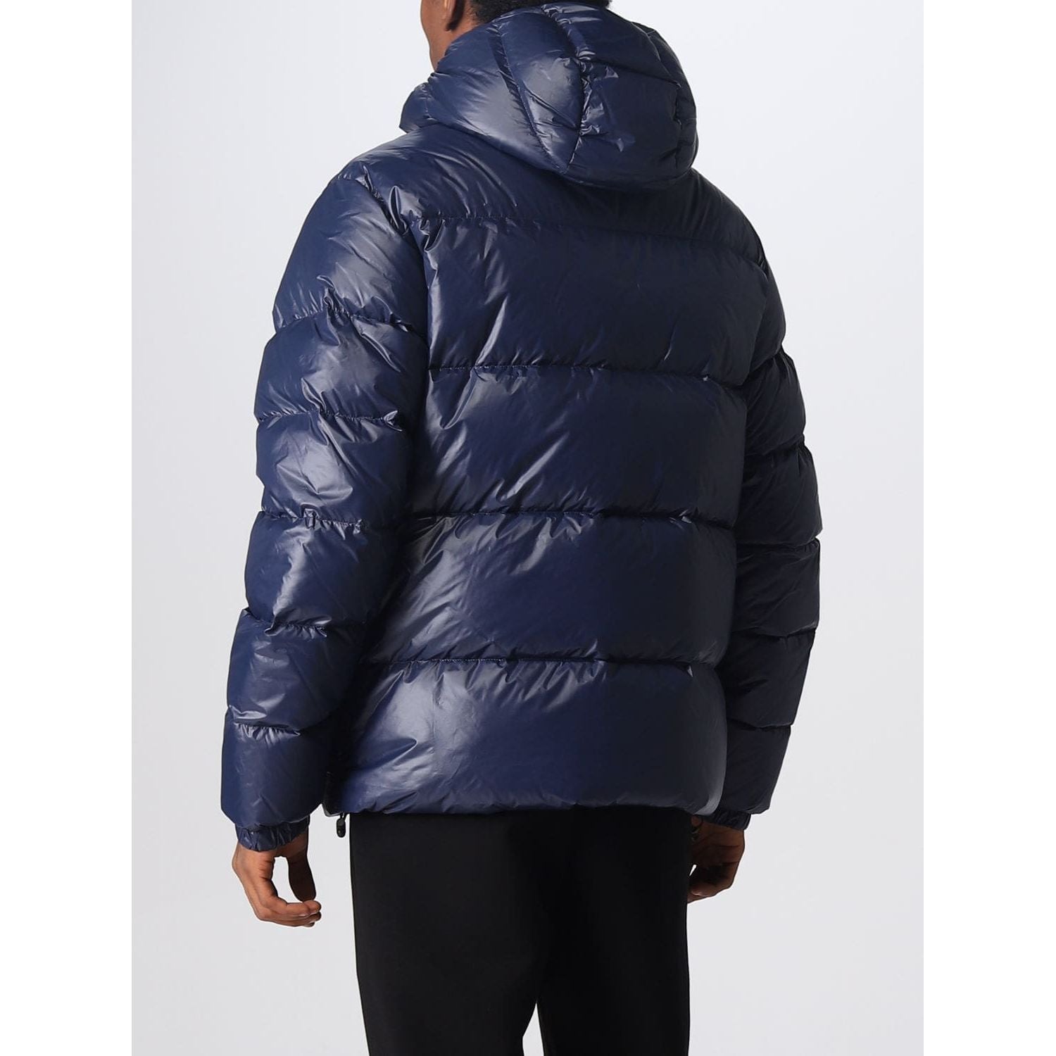 EA7 QUILTED DOWN JACKET WITH RELIEF LOGO LPRINT - Yooto