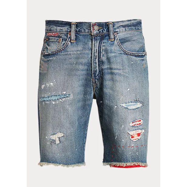 POLO RALPH LAUREN 21-CM CLASSIC FIT CUT-OFF DENIM SHORT - Yooto