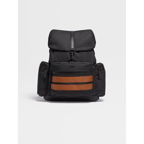 Load image into Gallery viewer, Black Technical Fabric Backpack - Yooto
