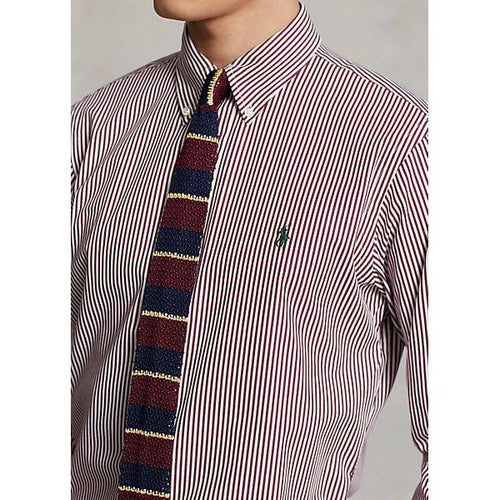 Load image into Gallery viewer, POLO RALPH LAUREN SLIM FIT STRIPED STRETCH POPLIN SHIRT - Yooto
