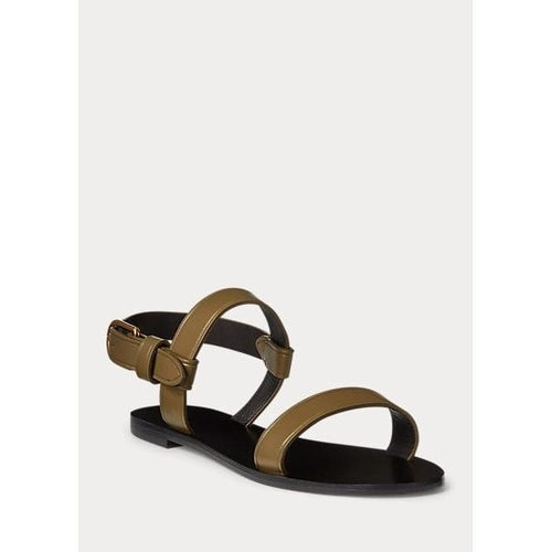 Load image into Gallery viewer, Polo Ralph Lauren Leather Flat Sandal - Yooto
