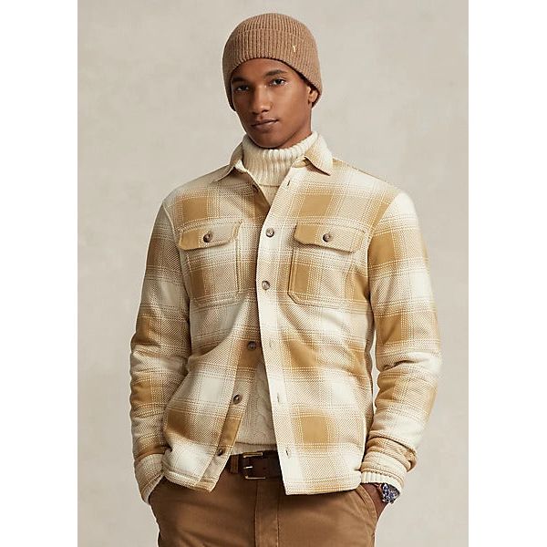 POLO RALPH LAUREN PLAID FLEECE SHIRT JACKET - Yooto