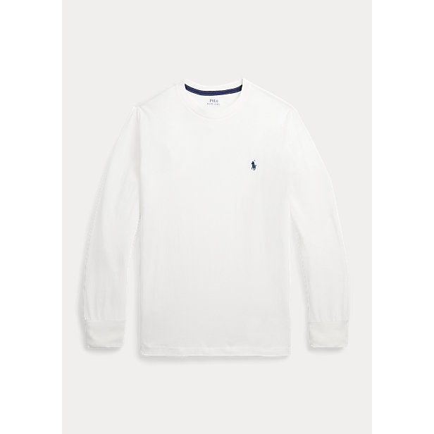 POLO RALPH LAUREN LOGO COTTON JERSEY LONG-SLEEVE T-SHIRT - Yooto