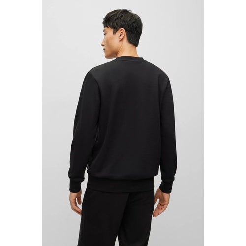 Load image into Gallery viewer, BOSS ORGANIC-COTTON RELAXED-FIT SWEATSHIRT WITH SIGNATURE STRIPE - Yooto
