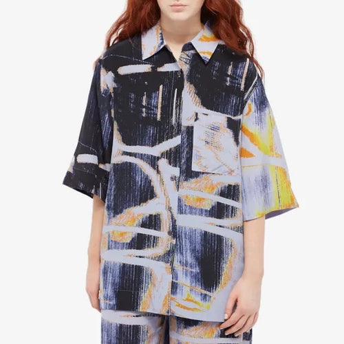 Load image into Gallery viewer, MCQ OVERSIZED SHORT SLEEVE SHIRT - Yooto
