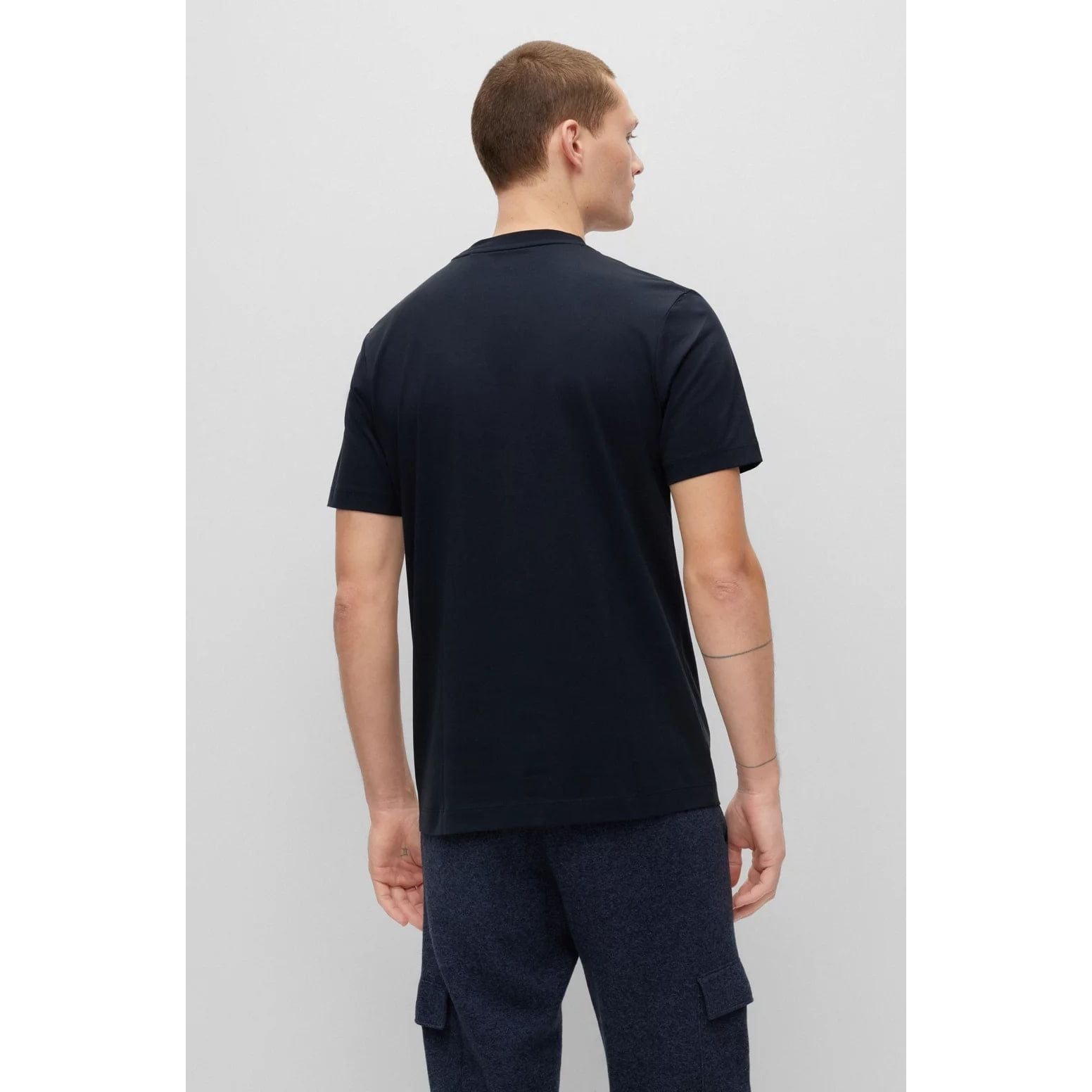 BOSS REGULAR-FIT LOGO T-SHIRT IN COTTON JERSEY - Yooto