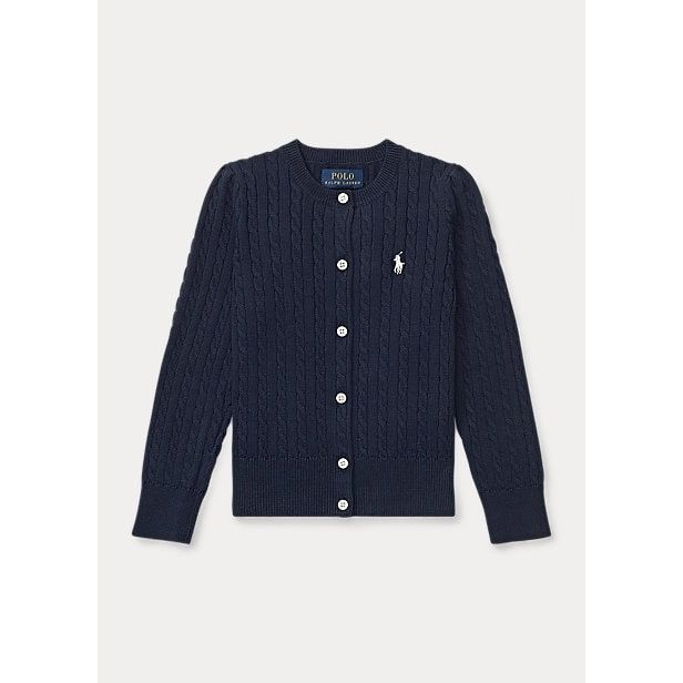 Polo Ralph Lauren Mini-Cable Cotton Cardigan - Yooto