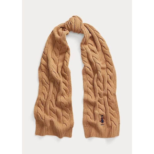 Load image into Gallery viewer, POLO RALPH LAUREN POLO BEAR SCARF IN CABLED WOOL BLEND - Yooto
