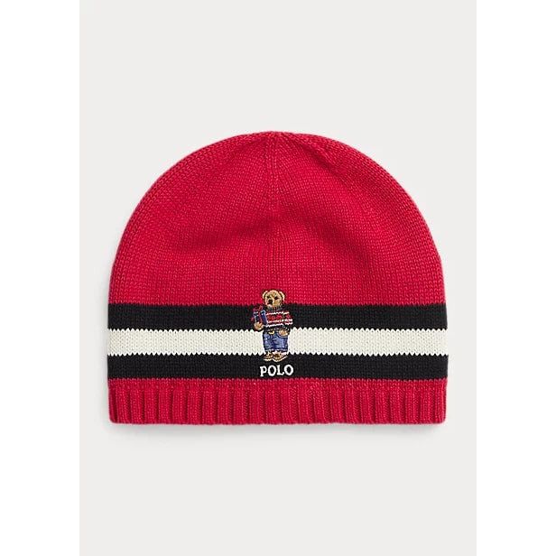 POLO RALPH LAUREN COTTON CAP WITH POLO BEAR - Yooto