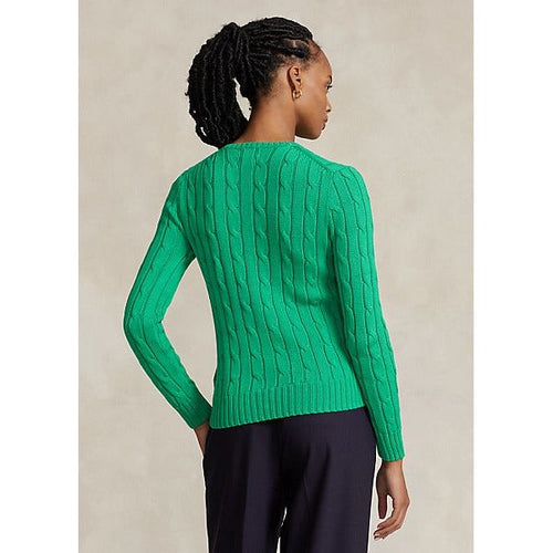 Load image into Gallery viewer, POLO RALPH LAUREN CABLE-KNIT COTTON CREWNECK JUMPER - Yooto
