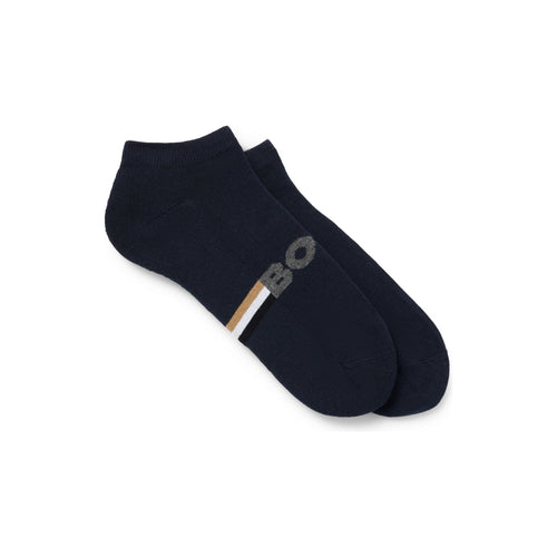 Load image into Gallery viewer, BOSS COTTON BLEND ANKLE SOCKS IN A PACK OF TWO - Yooto
