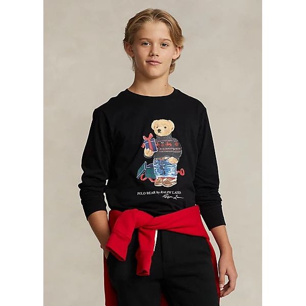 POLO RALPH LAUREN POLO BEAR LONG SLEEVE T-SHIRT - Yooto