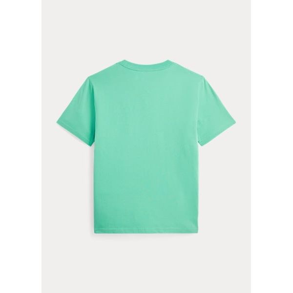 POLO RALPH LAUREN COTTON JERSEY CREWNECK T-SHIRT - Yooto