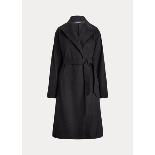 Load image into Gallery viewer, Polo Ralph Lauren Peak-Lapel Wool-Blend Wrap Coat - Yooto
