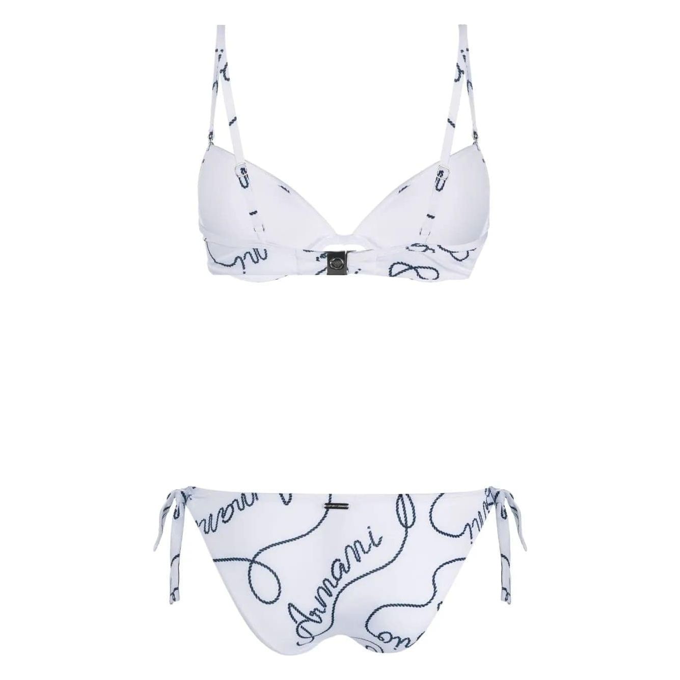 EMPORIO ARMANI LOGOMANIA-PRINT BIKINI SET - Yooto