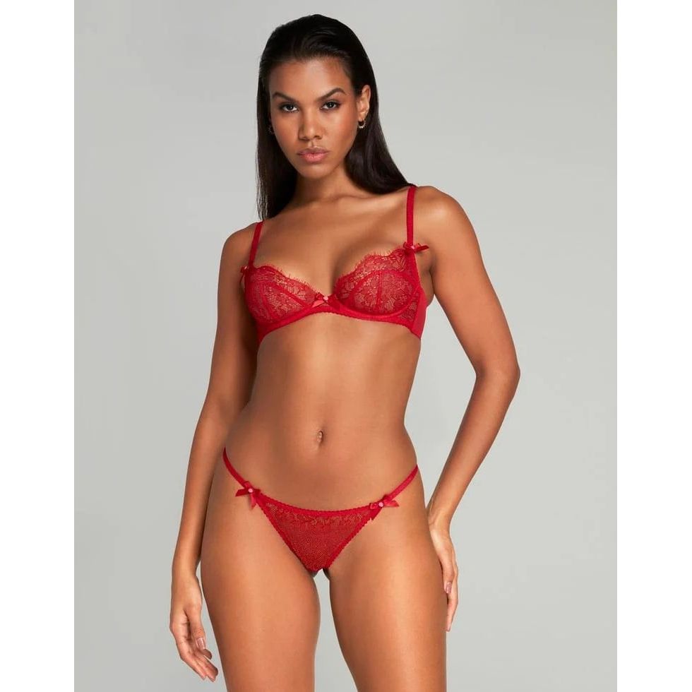 AGENT PROVOCATEUR LORNA LACE THONG - Yooto