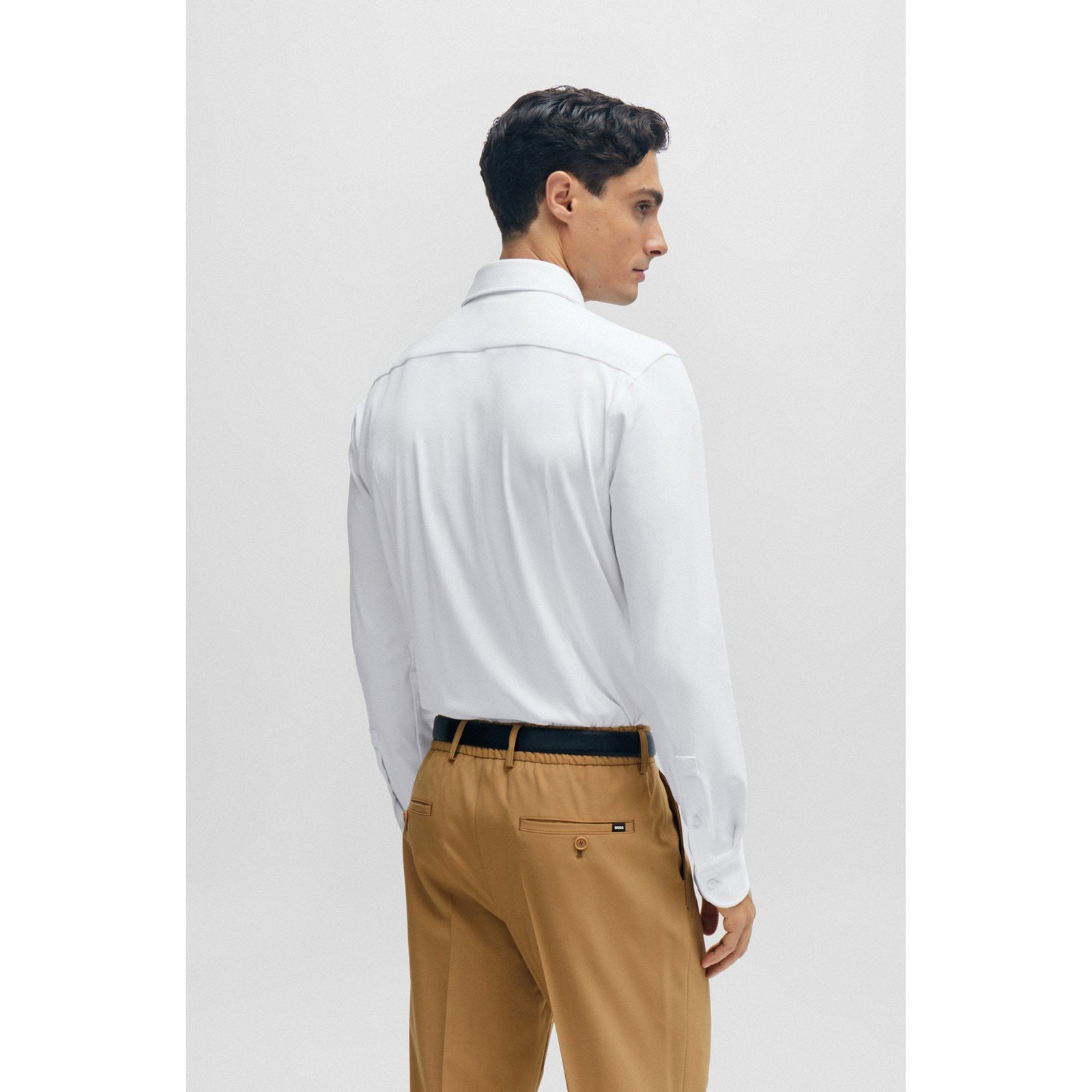 BOSS SLIM FIT SHIRT IN HIGH PERFORMANCE STRETCH FABRIC - Yooto