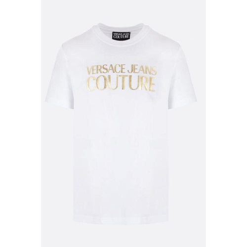 Load image into Gallery viewer, VERSACE JEANS COUTURE LOGO PRINTED COTTON T-SHIRT - Yooto

