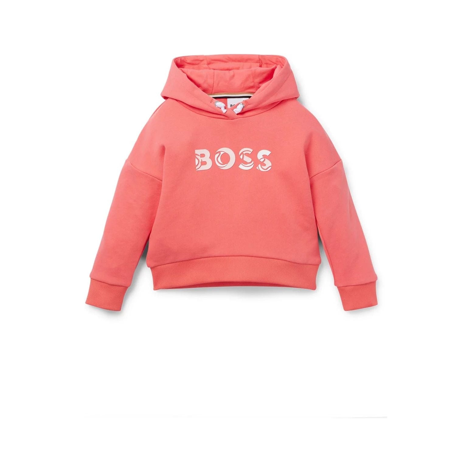 BOSS KIDS' HOODIE IN COTTON WITH LOGO DETAIL - Yooto