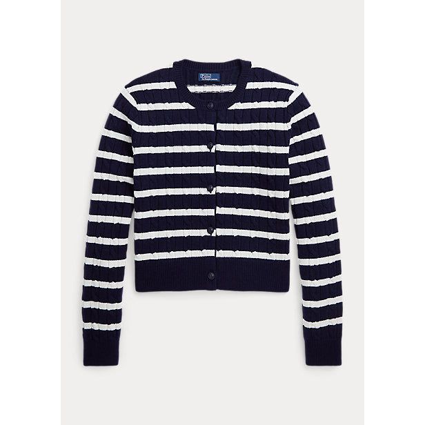 Polo ralph discount lauren striped cardigan