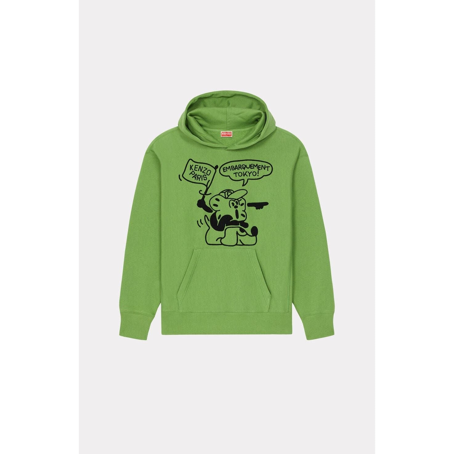 KENZO 'BOKE BOY TRAVELS' HOODED OVERSIZED SWEATSHIRT - Yooto