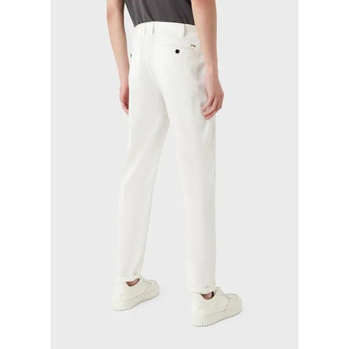 Load image into Gallery viewer, EMPORIO ARMANI LIGHTWEIGHT LYOCELL-BLEND SATIN CHINOS - Yooto
