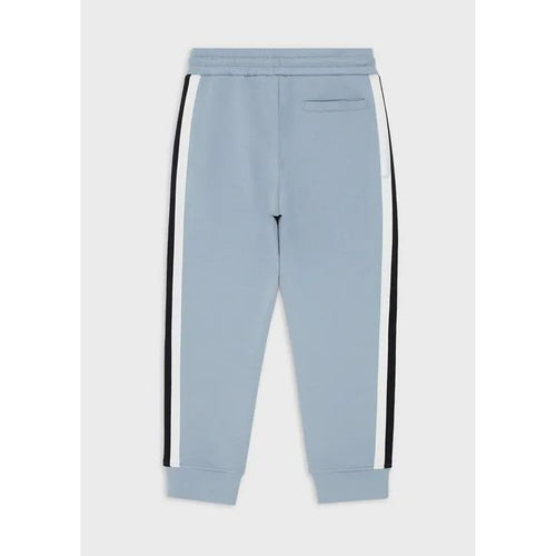 Load image into Gallery viewer, EMPORIO ARMANI  KIDS DOUBLE-JERSEY JOGGERS WITH SIDE STRIPES - Yooto
