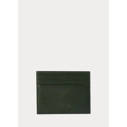 Load image into Gallery viewer, POLO RALPH LAUREN LOGO NAPPA LEATHER CARD CASE - Yooto

