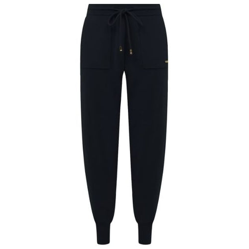 Load image into Gallery viewer, BOSS RELAXED-FIT WOOL-BLEND TRACKSUIT BOTTOMS WITH LOGO DETAIL - Yooto
