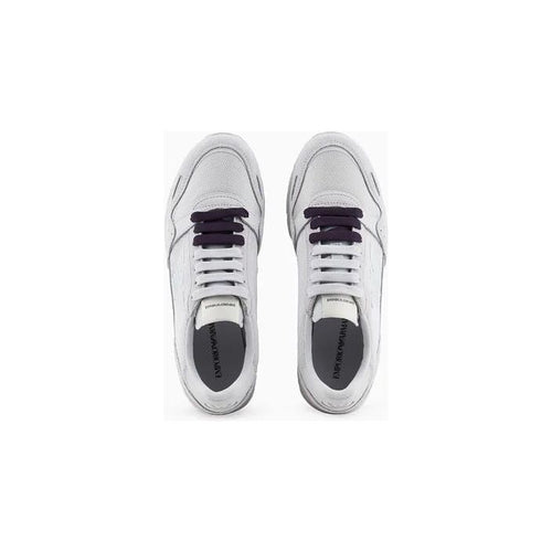 Load image into Gallery viewer, EMPORIO ARMANI MESH SNEAKERS WITH SUEDE DETAILS AND EAGLE PATCH - Yooto
