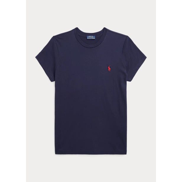 POLO RALPH LAUREN COTTON JERSEY CREWNECK T-SHIRT - Yooto