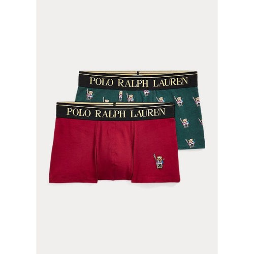 Load image into Gallery viewer, Polo Ralph Lauren Polo Bear Stretch Cotton Boxers 2-Pack - Yooto
