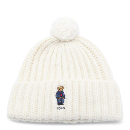 Load image into Gallery viewer, POLO RALPH LAUREN POLO RALPH LAUREN POM-POM BEAR BEANIE - Yooto
