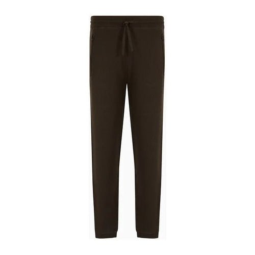 Load image into Gallery viewer, EMPORIO ARMANI TRAVEL ESSENTIAL FLEECE STITCH VIRGIN WOOL KNITTED JOGGER TROUSERS - Yooto
