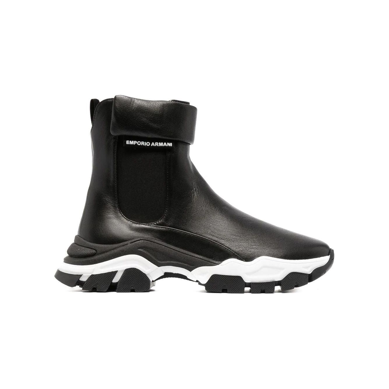 EMPORIO ARMANI 35MM SNEAKER-STYLE ANKLE BOOTS - Yooto