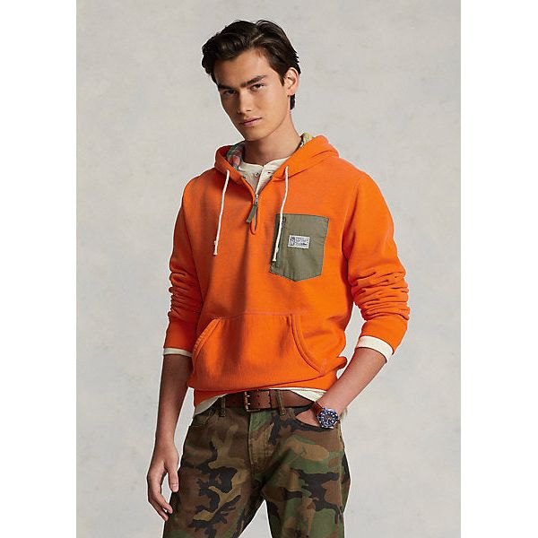 POLO RALPH LAUREN FLEECE QUARTER-ZIP HOODIE - Yooto