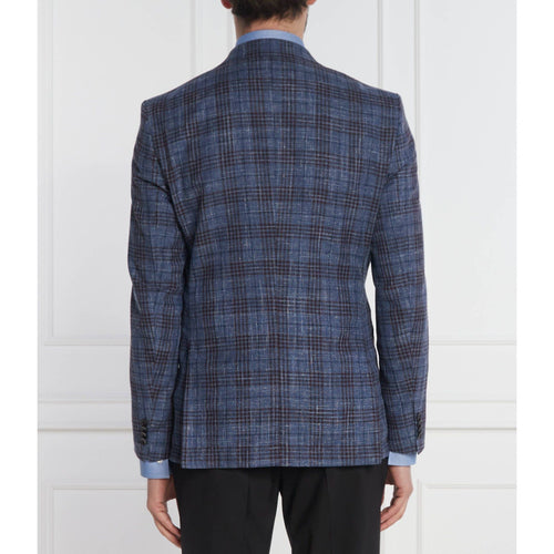 Load image into Gallery viewer, BOSS SLIM-FIT JACKET IN VIRGIN WOOL, COTTON AND LINEN - Yooto
