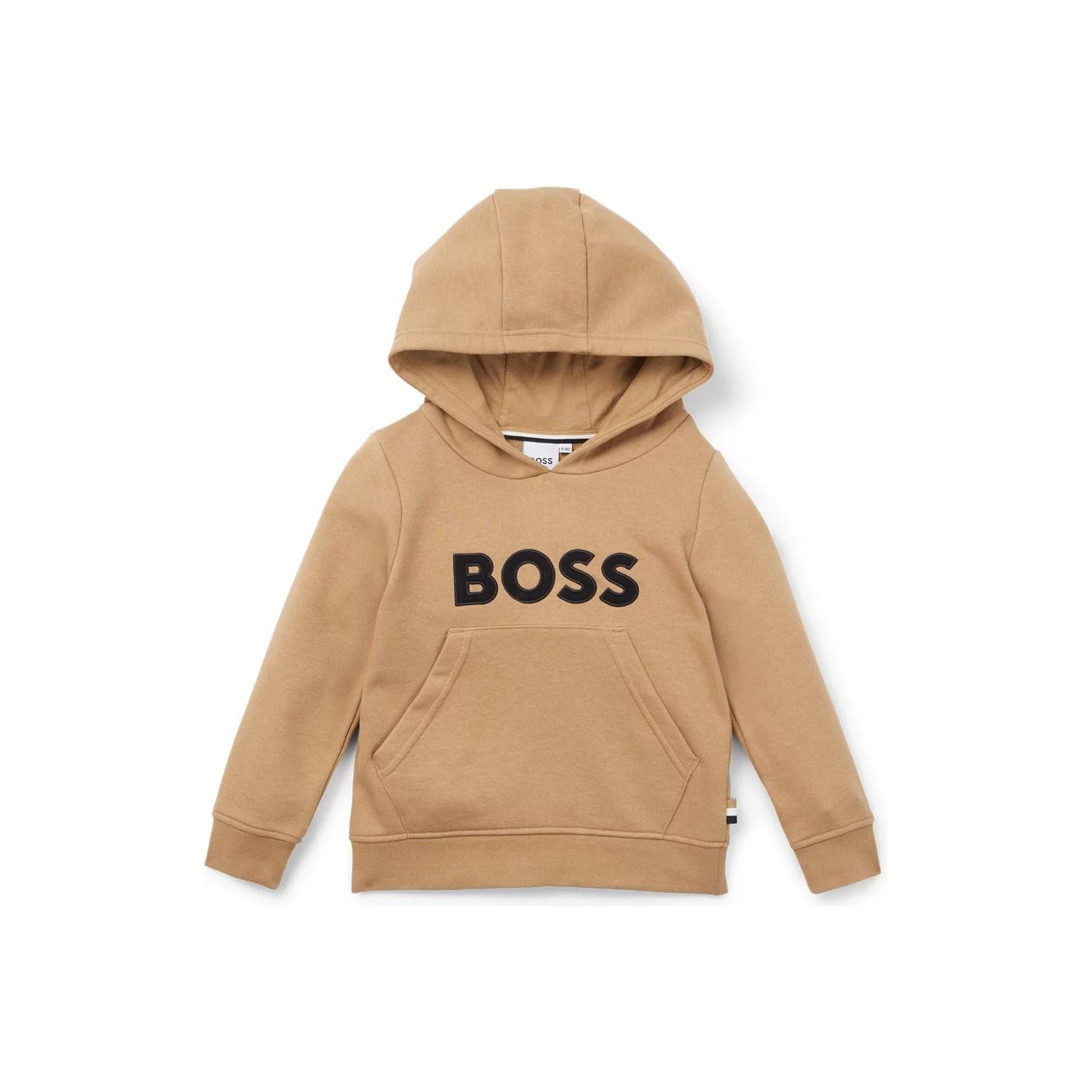 BOSS KIDS' COTTON-BLEND HOODIE WITH LOGO PRINT - Yooto