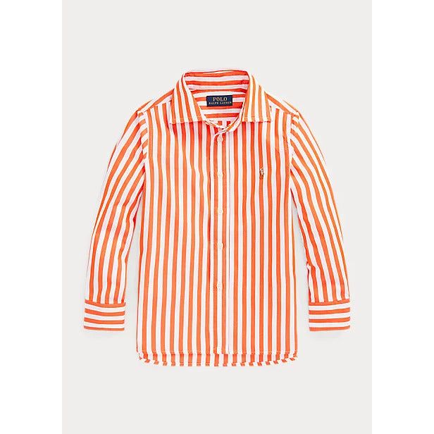 POLO RALPH LAUREN REGENT STRIPED COTTON POPLIN SHIRT - Yooto