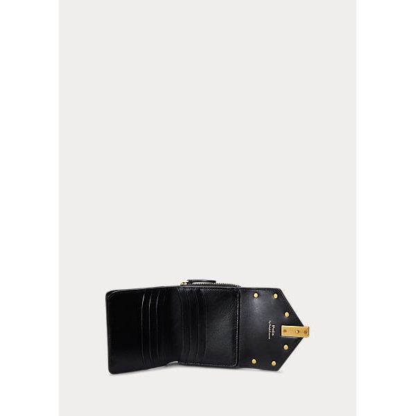 POLO RALPH LAUREN POLO ID COMPACT WALLET IN LEATHER - Yooto