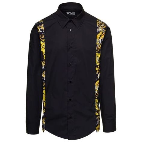 Load image into Gallery viewer, VERSACE JEANS COUTURE SHIRT WITH SIDE COUTURE LOGO PATTERN - Yooto
