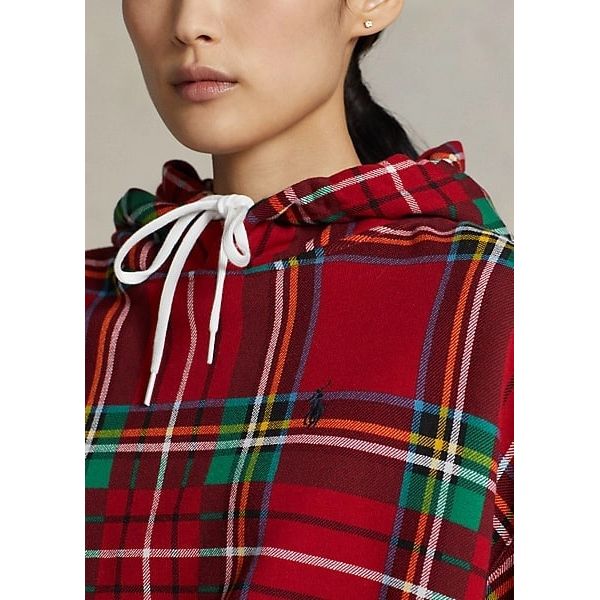 Polo Ralph Lauren Plaid Fleece Hoodie - Yooto