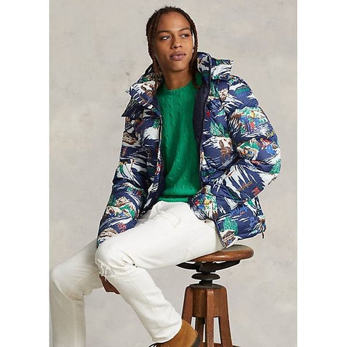 Load image into Gallery viewer, Polo Ralph Lauren Ski-Print Water-Repellent Down Jacket - Yooto
