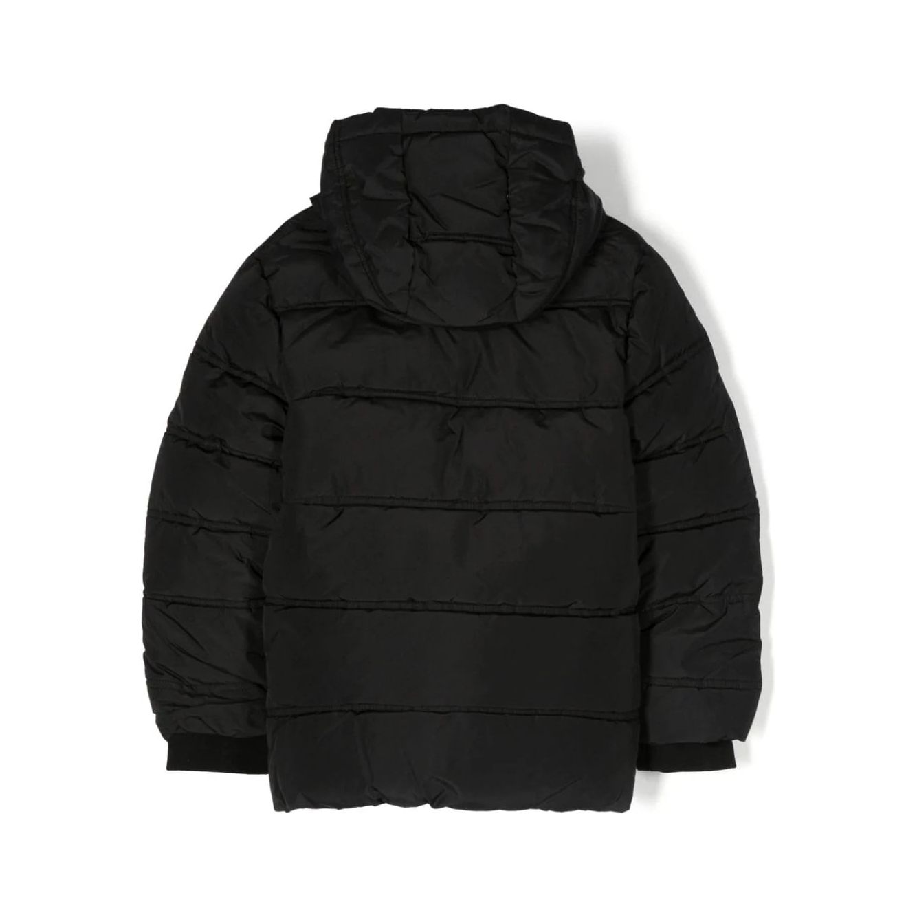 BOSS KIDS LOGO-PRINT PADDED HOODED JACKET - Yooto