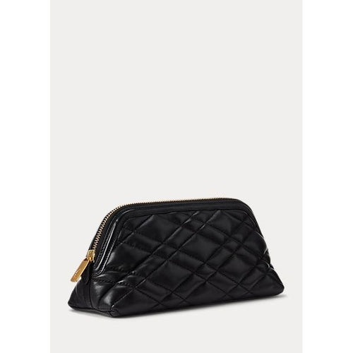 Load image into Gallery viewer, POLO RALPH LAUREN POLO ID QUILTED LEATHER COSMETIC CASE - Yooto
