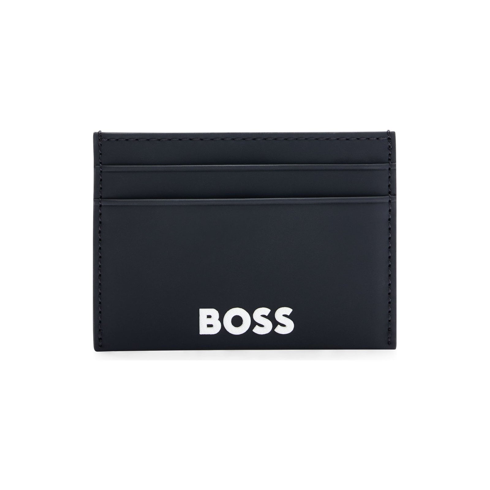 BOSS IMITATION LEATHER CARD HOLDER WITH CONTRASTING LOGO - Yooto