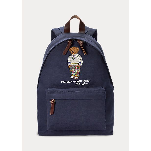 POLO RALPH LAUREN POLO BEAR CANVAS BACKPACK - Yooto