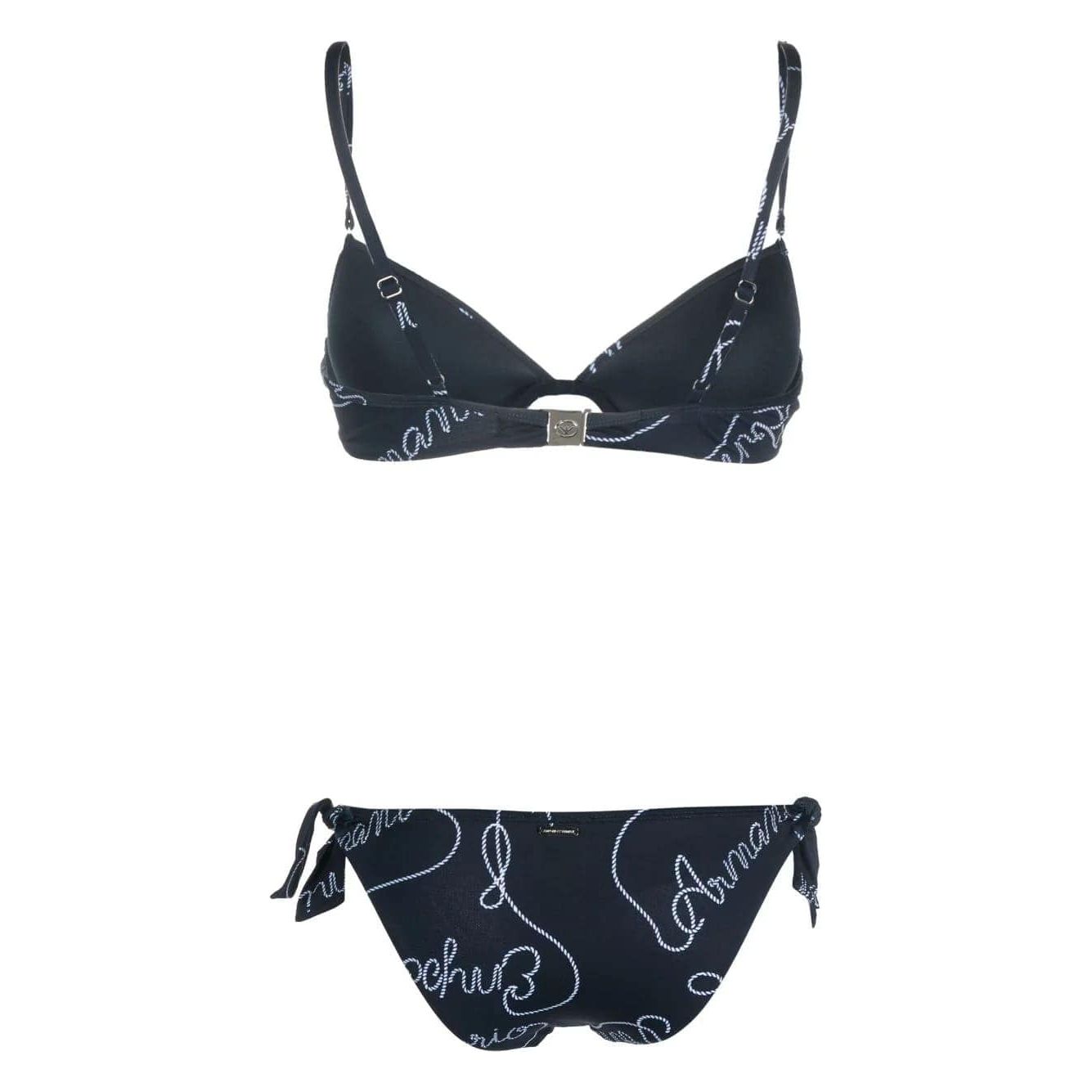 EMPORIO ARMANI LOGOMANIA-PRINT BIKINI SET - Yooto