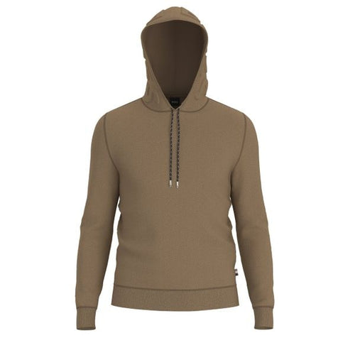 Load image into Gallery viewer, BOSS REGULAR-FIT HOODIE IN COTTON AND VIRGIN WOOL - Yooto
